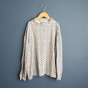 2/$20- VINTAGE Northern Reflections floral top